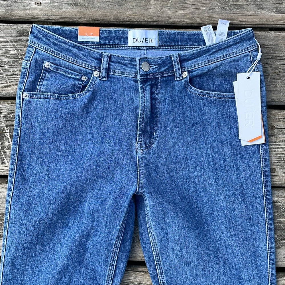 NWT DU/ER Duer Performance Denim Skinny Indigo - Picture 8 of 16